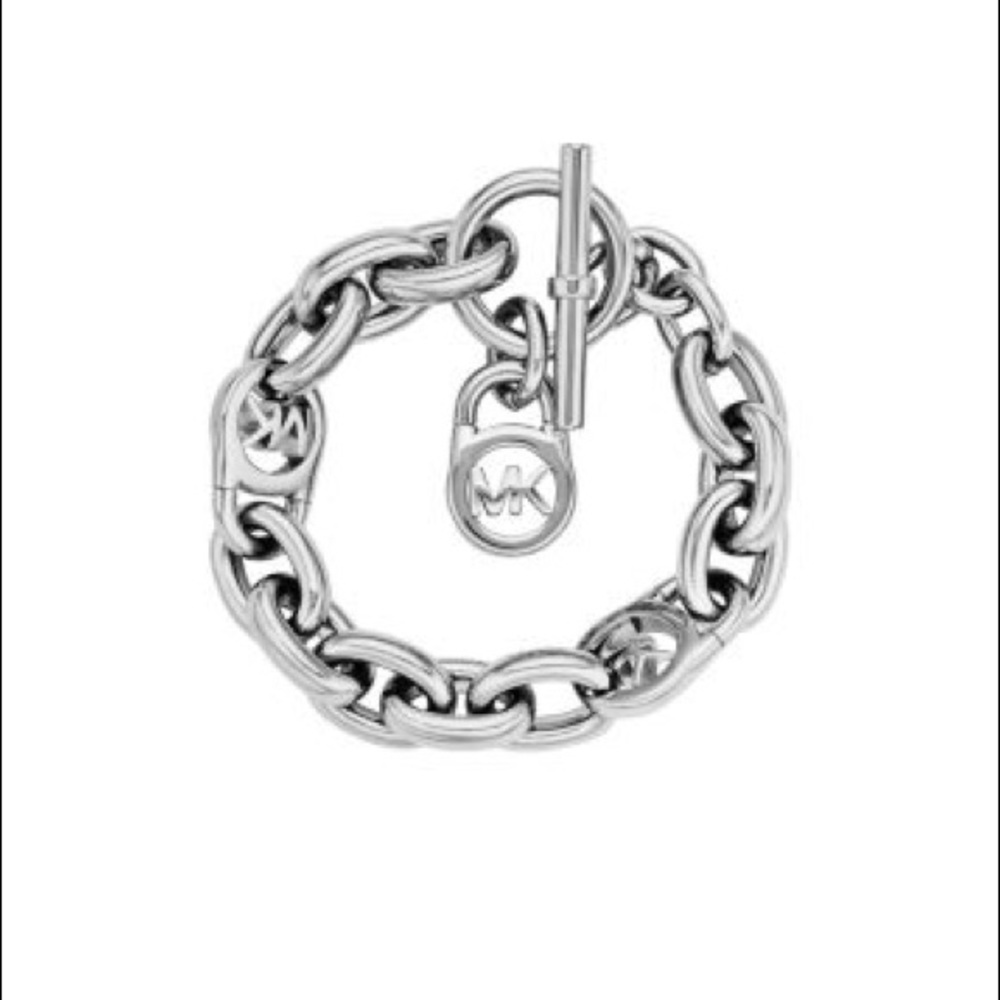 Silver Michael Kors chain bracelet
